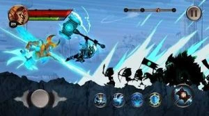 gameplay screen shot stickman legends